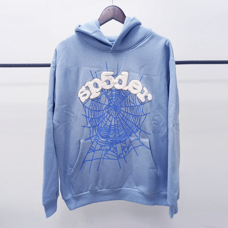 sp3der HOODIE BLUE